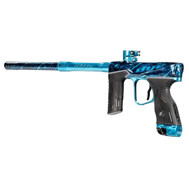 pistolet do paintballa: Marker DYE MXR PGA BRANDED - BLACK/CYAN POLISH