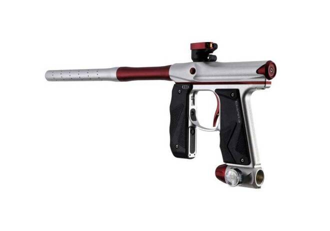 pistolet do paintballa: Marker Empire Mini GS (dust silver/red burgundy)