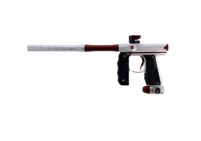 marker do paintballa: Marker Empire Mini GS (dust silver/red burgundy)