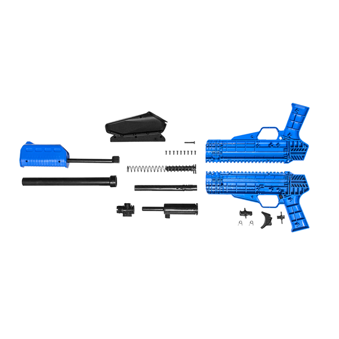 pistolet do paintballa: Marker Field Blaster cal. 50 z magazynkiem (blue)