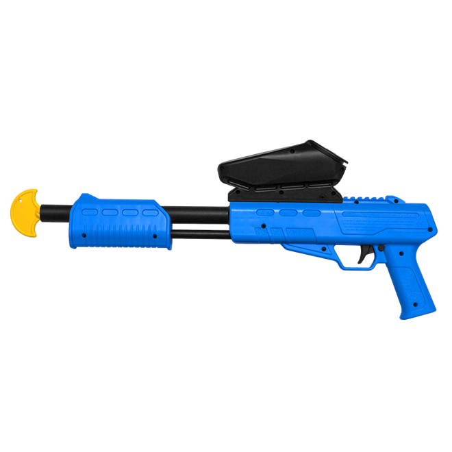 marker do paintballa: Marker Field Blaster cal. 50 z magazynkiem (blue)